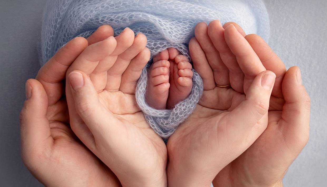 Nach der Geburt, Familien Hände